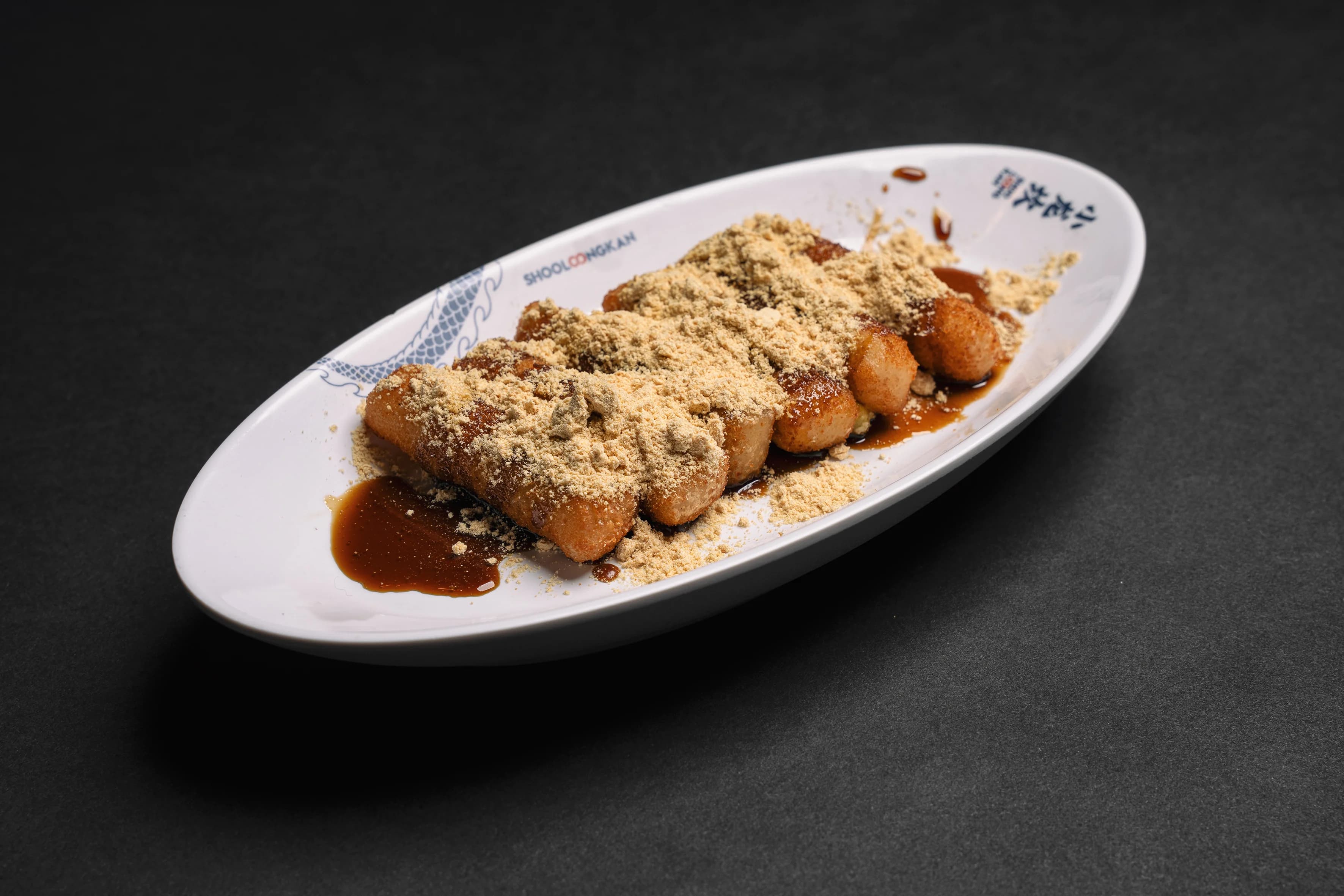 Massa de Arroz Glutinoso com Açúcar Moreno